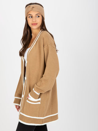 Sweter-LC-SW-0333.06X-ciemny bezowy