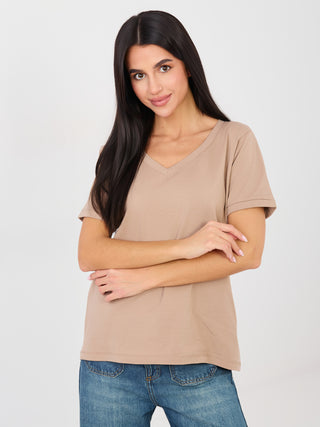 T-shirt-RV-TS-A1094.45-ciemny bezowy