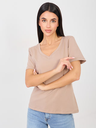 T-shirt-RV-TS-A1095.33-ciemny bezowy