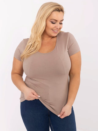 T-shirt-RV-TS-A556.03-ciemny bezowy