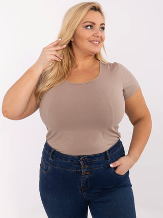 T-shirt-RV-TS-A556.03-ciemny bezowy