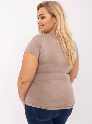 T-shirt-RV-TS-A556.03-ciemny bezowy