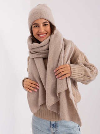 Szalik-D90012Y72028D-ciemny bezowy