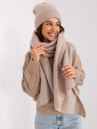 Szalik-D90012Y72028D-ciemny bezowy