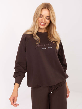 Bluzka-RV-BZ-A825.48-ciemny brązowy