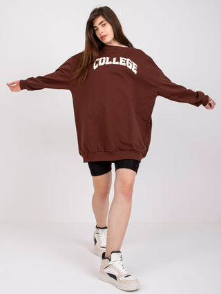 Bluza-FA-BL-7649.85P-ciemny brązowy