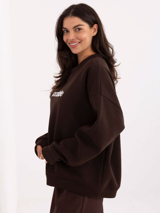 Bluza-RV-BL-A1036.22-ciemny brązowy