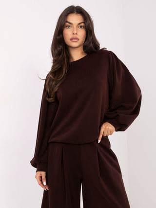 Bluza-MJ-BL-H1009.21-ciemny brązowy