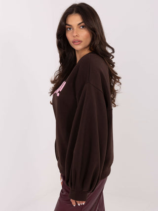 Bluza-RV-BL-A1044.78-ciemny brązowy
