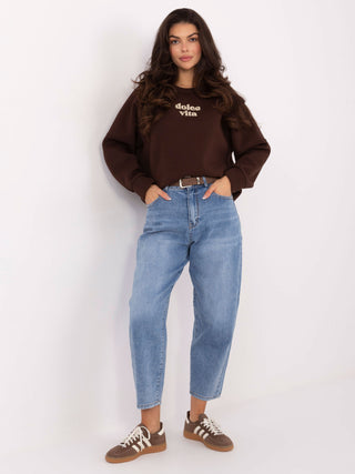 Bluza-MJ-BL-H2525.66-ciemny brązowy