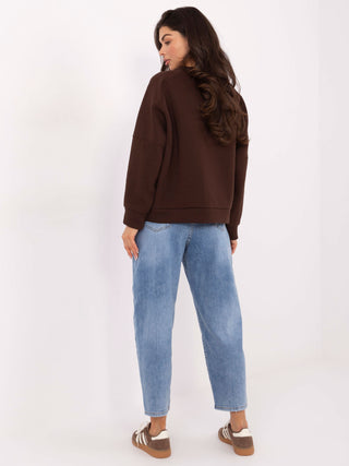 Bluza-MJ-BL-H2525.66-ciemny brązowy