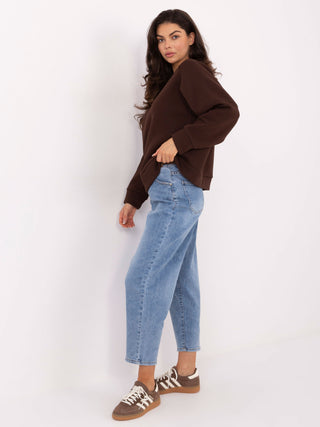 Bluza-MJ-BL-H2525.66-ciemny brązowy