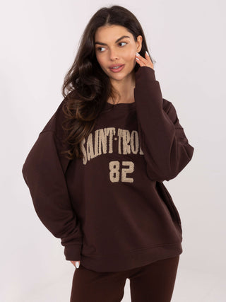 Bluza-MJ-BL-H2477.16-ciemny brązowy