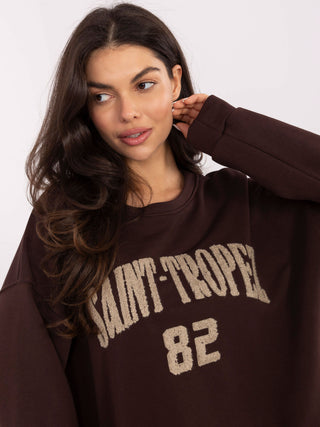 Bluza-MJ-BL-H2477.16-ciemny brązowy