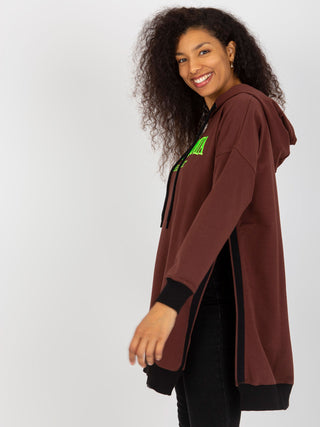 Bluza-VI-BL-327.70P-ciemny brązowy