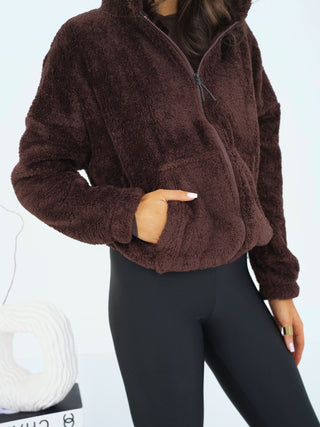 Bluza-CS-BL-BT1030.00P-ciemny brązowy