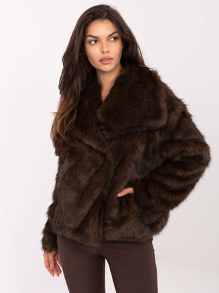 Kurtka-IT-KR-2501.43P-ciemny brązowy