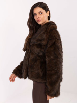 Kurtka-IT-KR-2501.43P-ciemny brązowy