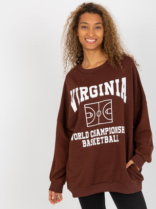 Bluza-FA-BL-8137.76P-ciemny brązowy