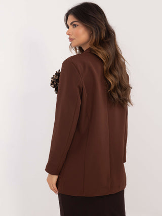 Marynarka-DHJ-MA-19782-1.14-ciemny brązowy