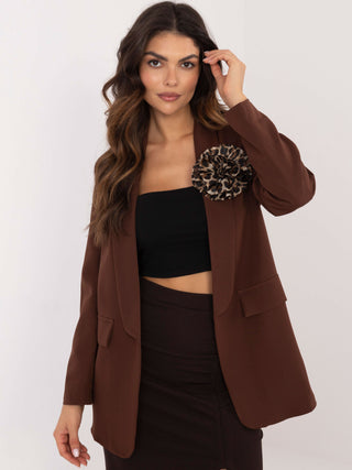 Marynarka-DHJ-MA-19782-1.14-ciemny brązowy