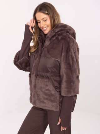 Kurtka-MBM-KR-WJ218.69-ciemny brązowy