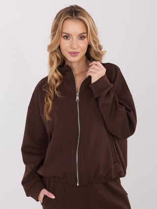 Bluza-SM-BL-A1562.33-ciemny brązowy
