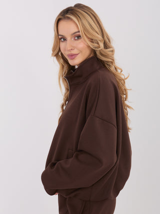 Bluza-SM-BL-A1562.33-ciemny brązowy