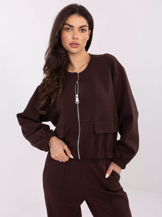 Bluza-MJ-BL-H5034.19-ciemny brązowy