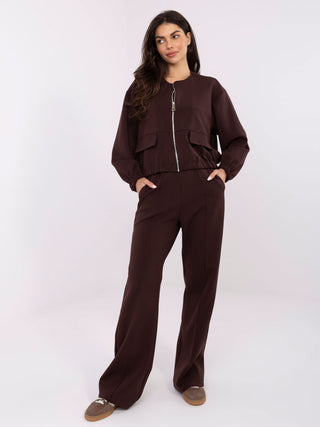 Bluza-MJ-BL-H5034.19-ciemny brązowy