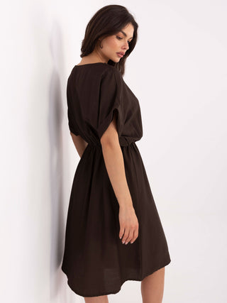 Sukienka-MI-SK-A63751.67-ciemny brązowy