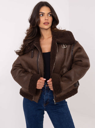 Kurtka-NM-KR-D5620-3.30-ciemny brązowy