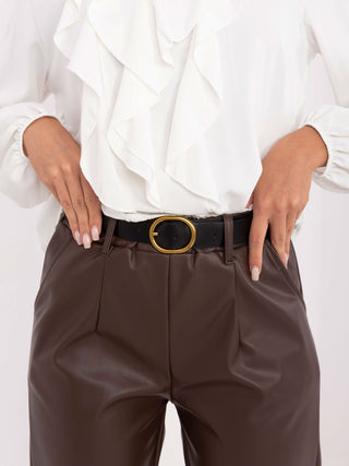 Spodnie-IT-SP-FL8576.06P-ciemny brązowy