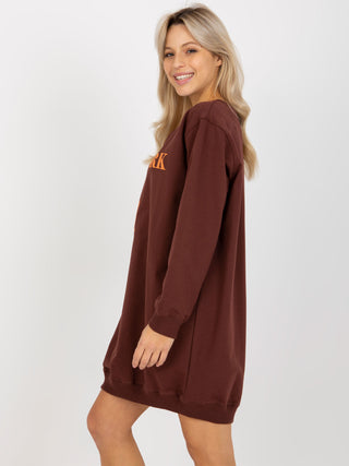 Bluza-VI-BL-3212.15X-brązowo-pomarańczowy