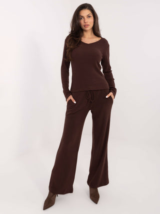 Sweter-SM-SW-A1568.79-ciemny brązowy