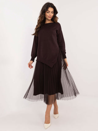 Komplet-MI-KMPL-23088.02P-ciemny brązowy