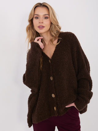 Sweter-CH-SW-72981.05P-ciemny brązowy