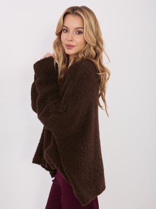 Sweter-CH-SW-72981.05P-ciemny brązowy