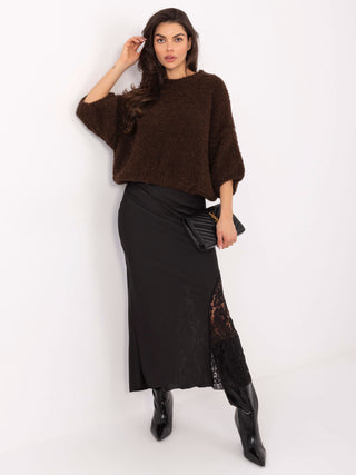 Sweter-IT-SW-72802.77-ciemny brązowy