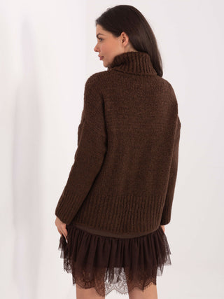 Sweter-CH-SW-72989.68-ciemny brązowy