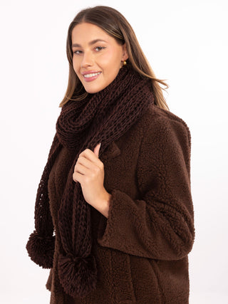 Szalik-AT-SZ-S-2203.87-ciemny brązowy