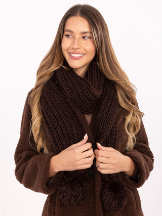 Szalik-AT-SZ-S-2203.87-ciemny brązowy