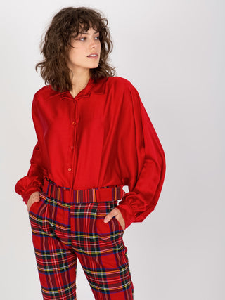 Koszula-DHJ-KS-15257.53P-ciemny czerwony