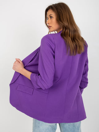 Marynarka-DHJ-MA-7684.15P-ciemny fioletowy