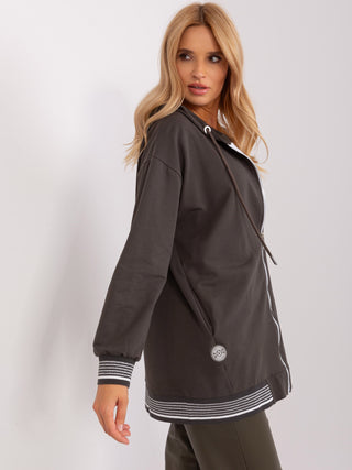 Bluza-RV-BL-9077.50P-ciemny khaki