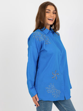 Koszula-TO-KS-7005.26P-ciemny niebieski