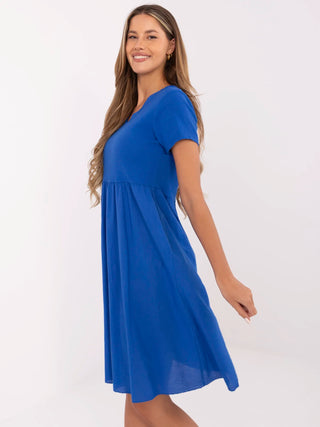 Sukienka-DHJ-SK-25370.85-ciemny niebieski