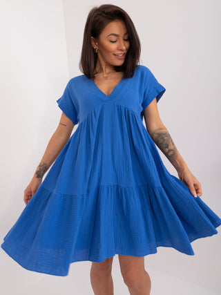 Sukienka-DHJ-SK-6873.68-ciemny niebieski