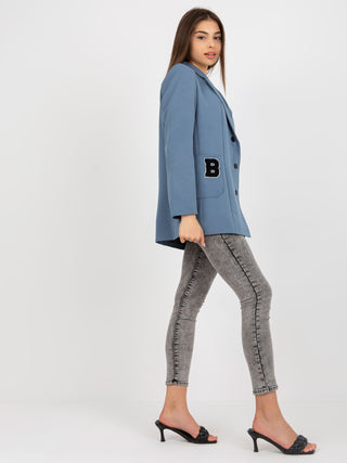 Marynarka-LK-MA-509286-1.46P-ciemny niebieski