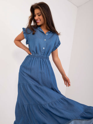 Spódnica-DHJ-SD-5213.92-ciemny niebieski